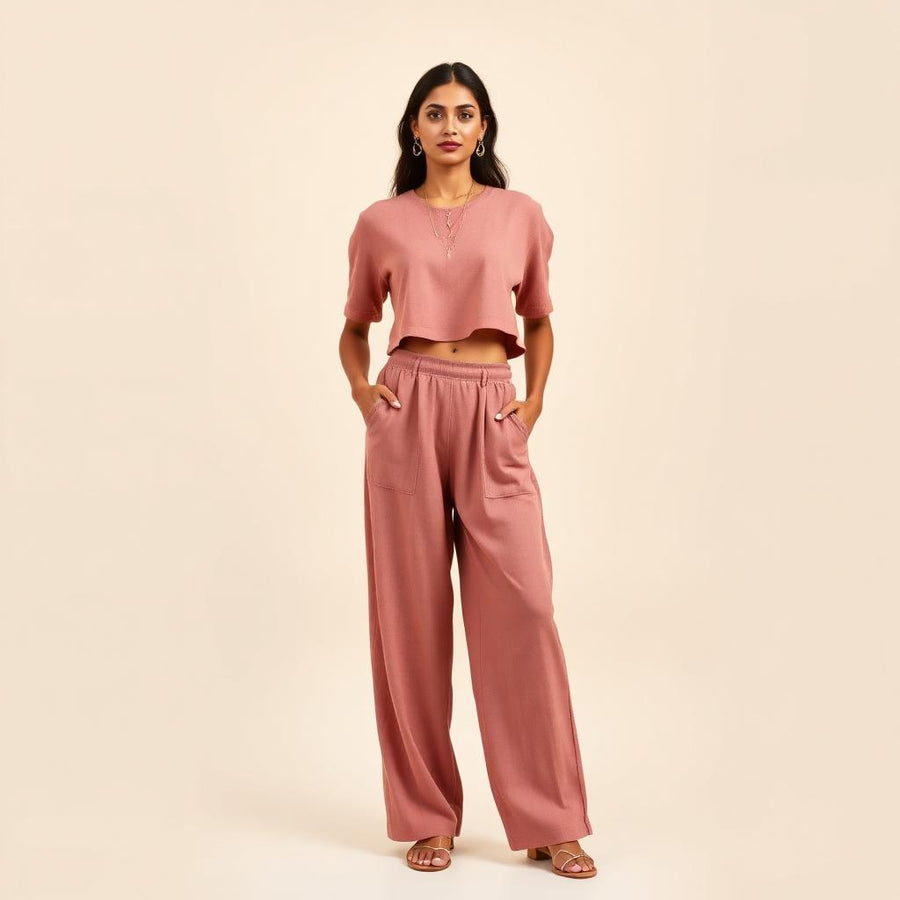 Ivara Rose Linen Co-ord