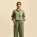 Lavanya Sage Cotton Co-ord