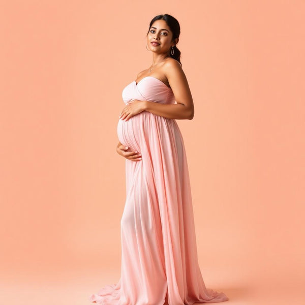 Aarohi Blush Maternity Gown
